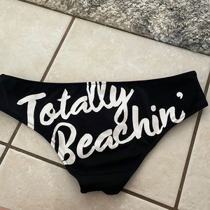 Black bathing suit bottoms